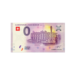 ⁣⁢Banconota souvenir da zero euro - Alimentarium-Food Museum - Svizzera - 2019⁤⁣