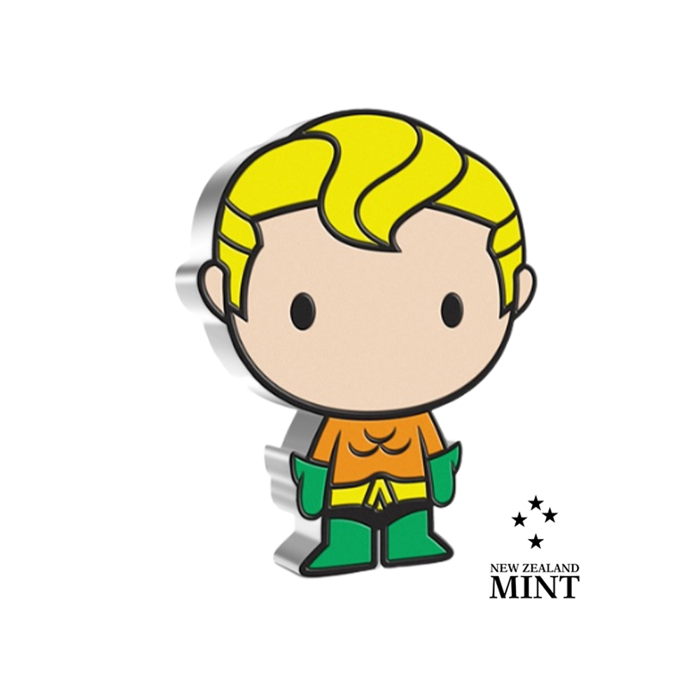 Chibi -Münzsammlung - Aquaman - 2 Dollar - 1 Einmal argent sein 2021