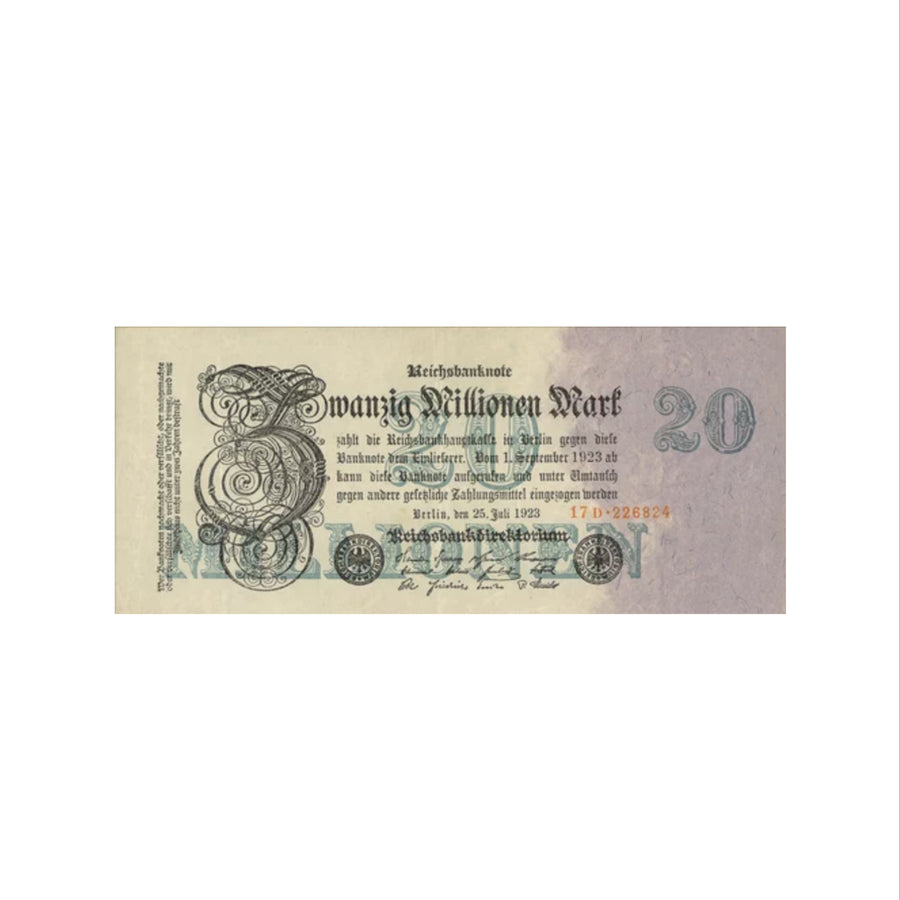 Allemagne - Billet de 20 000 000 Reichsmark - 1923