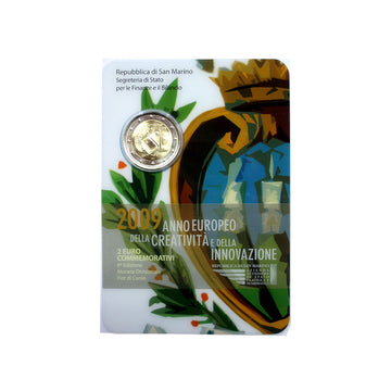 Saint -Marin 2009 - 2 Euro Commemorative - Creatività e innovazione - BU