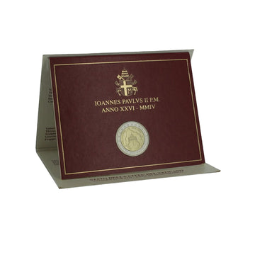 Vatikan 2004 - 2 Euro Gedenk - Foundation des Cité du Vatican - BU