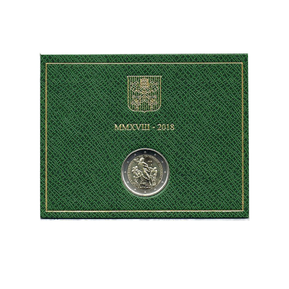 Vatican 2018 - 2 Euros Commémorative - Patrimoine culturel - BU