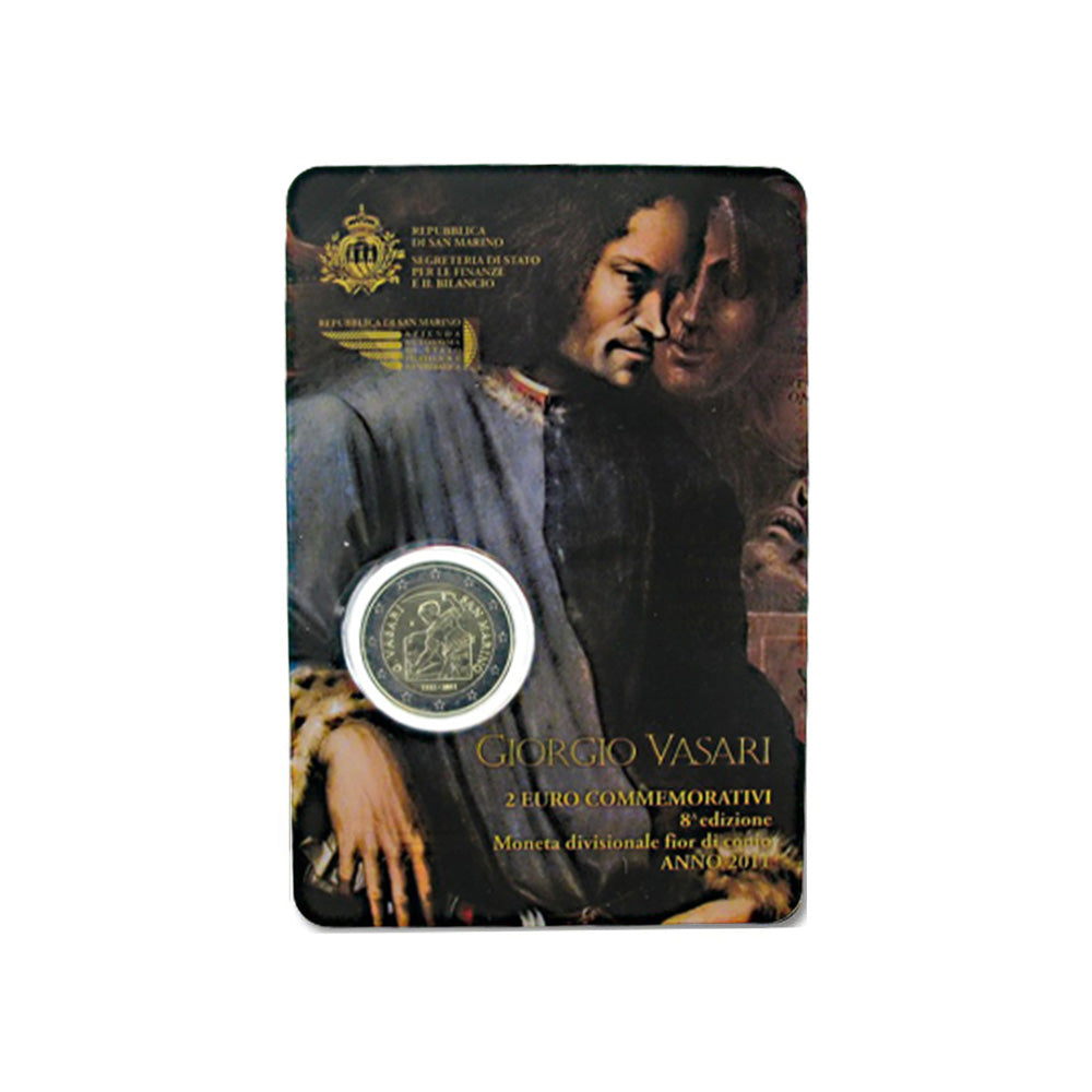 Saint-Marin 2011 - 2 Euro Commémorative - Giorgio Vasari - BU