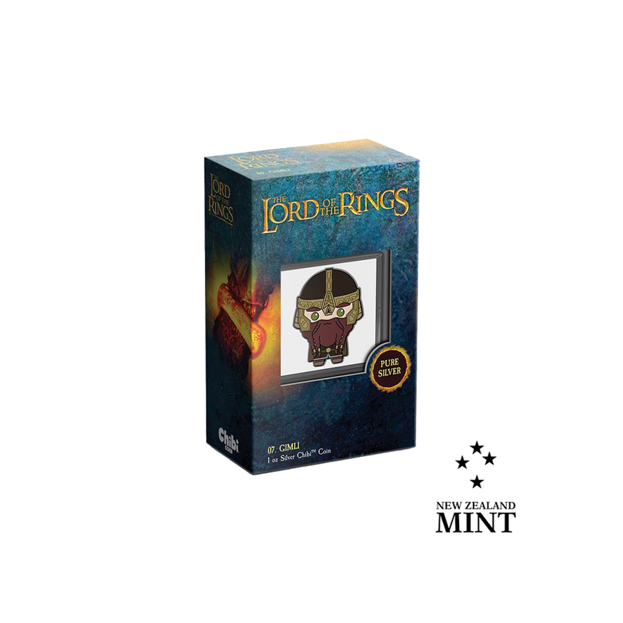 Chibi Coin Collection® - Lord of the Rings Gimli 1 oz zilver