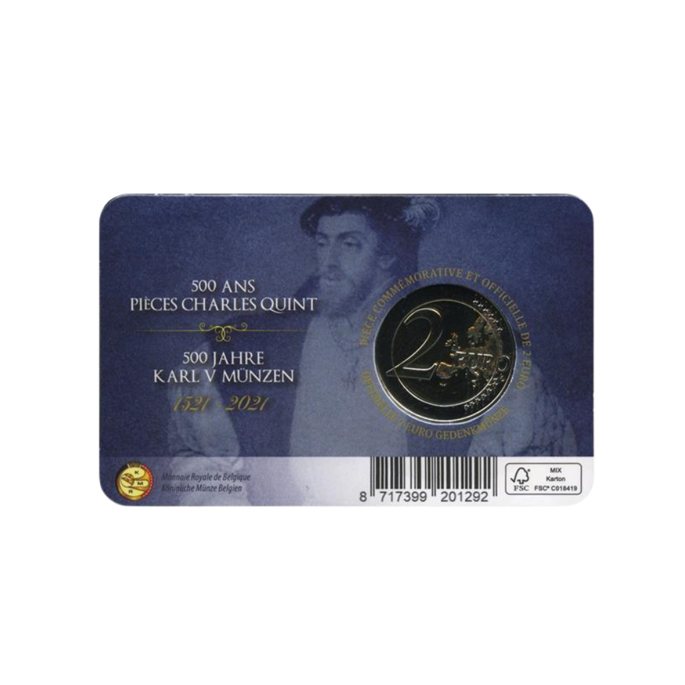 2 euro coincard charle v