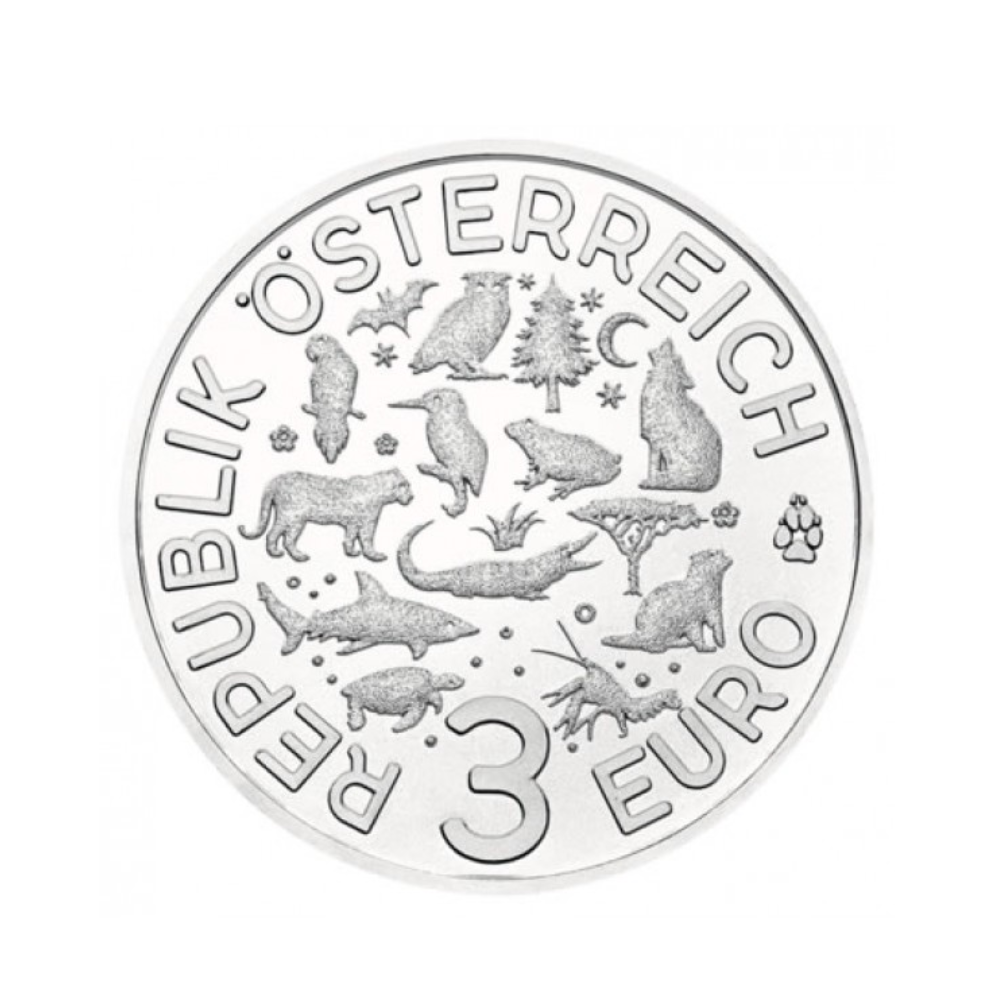 Austria 2019 - 3 Euro Commemorative - L'Alévisse - 12/12