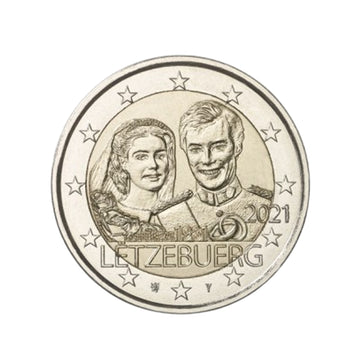 Luxembourg 2021 - 2 Euro Commémorative - Mariage du Grand-duc Henri #2