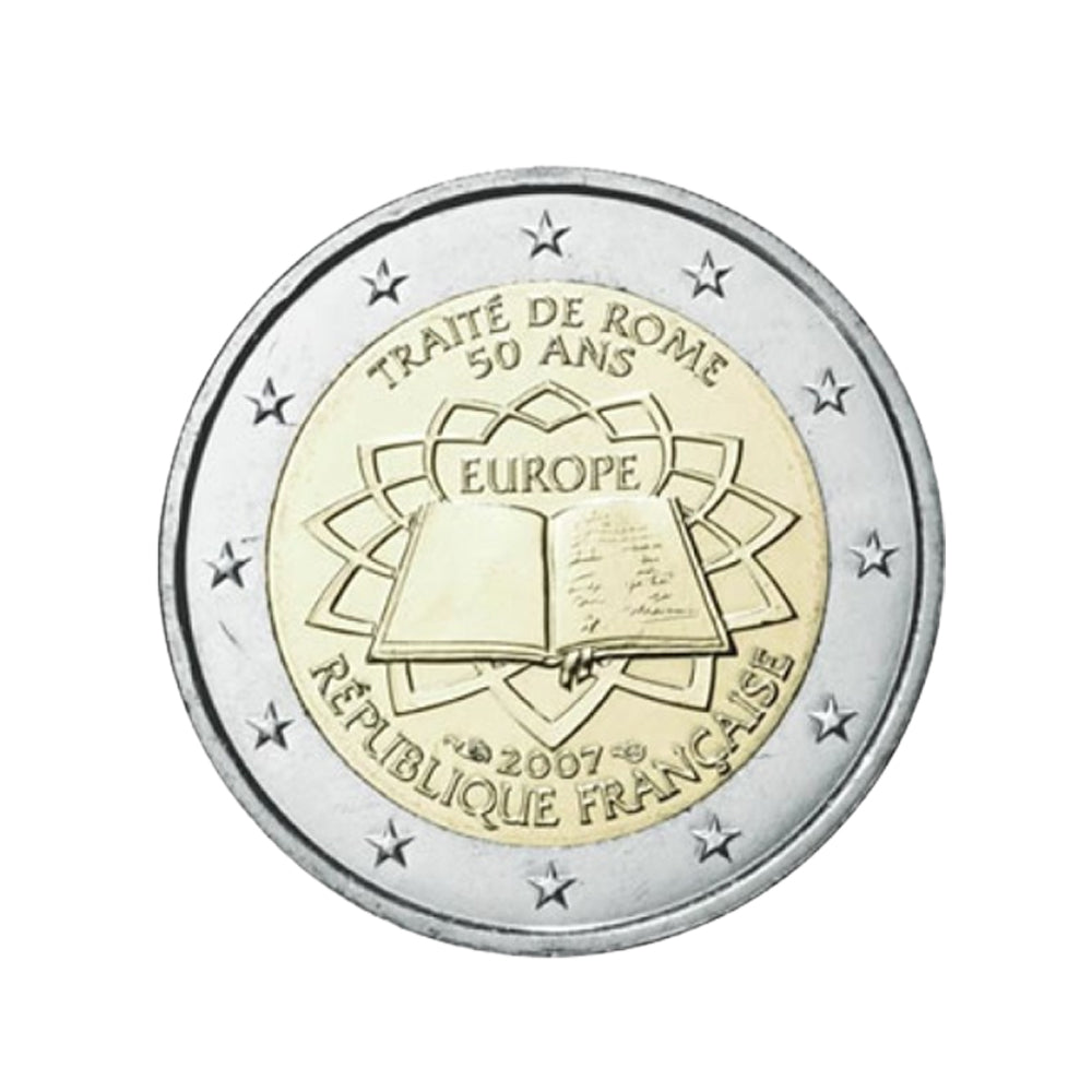 Frankreich 2007 - 2 Euro -Gedenkvertrag - Vertrag von Rom