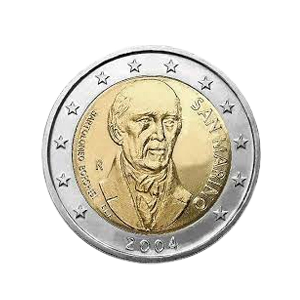 Saint -Marin 2004 - 2 Euro commemorative - Bartolomeo Borghesi - BU