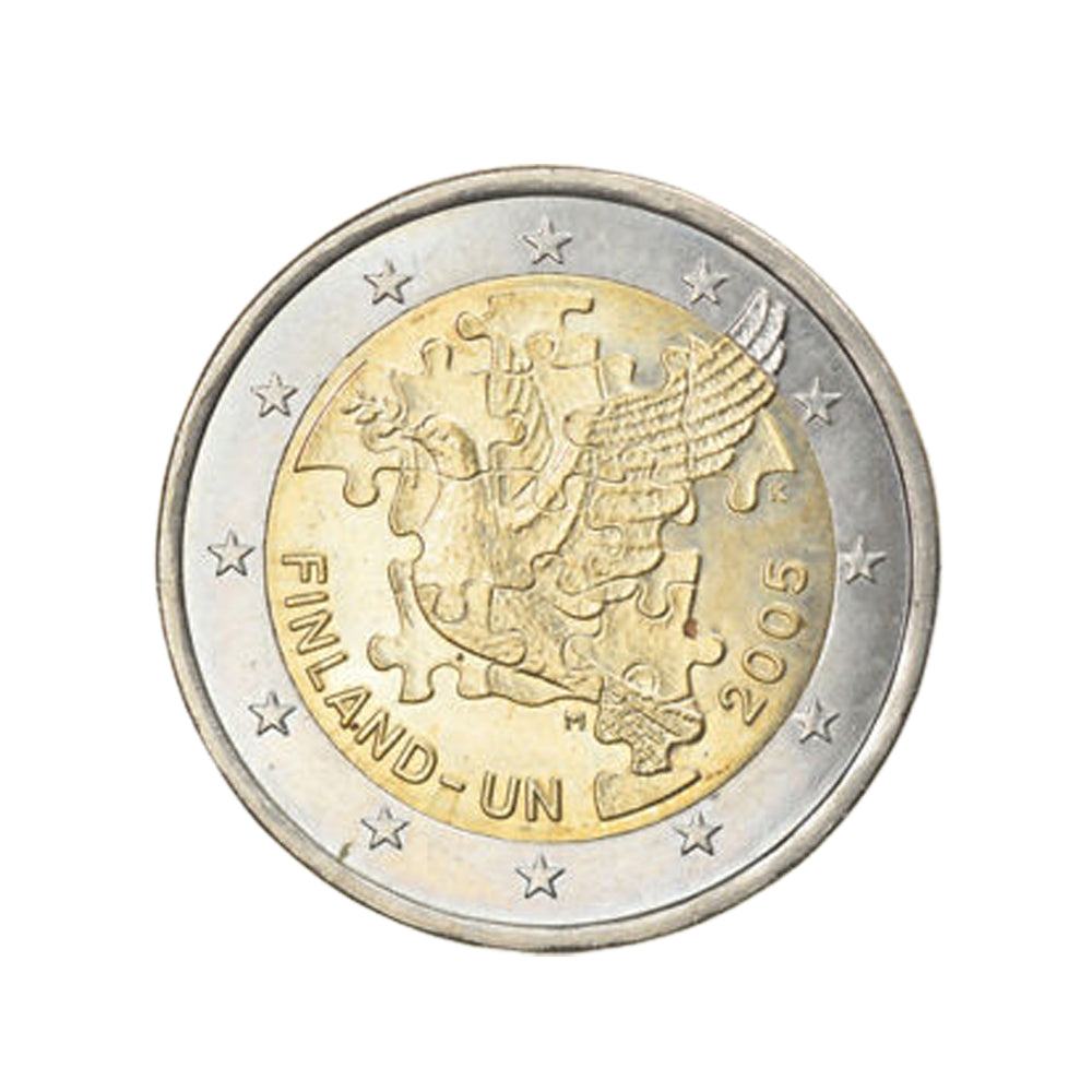 Finnland 2005 - 2 Euro Gedenk - UN -Jubiläum