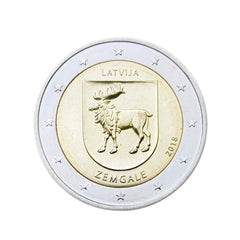 Lettonie 2018 - 2 Euros Commémorative - Zemgale