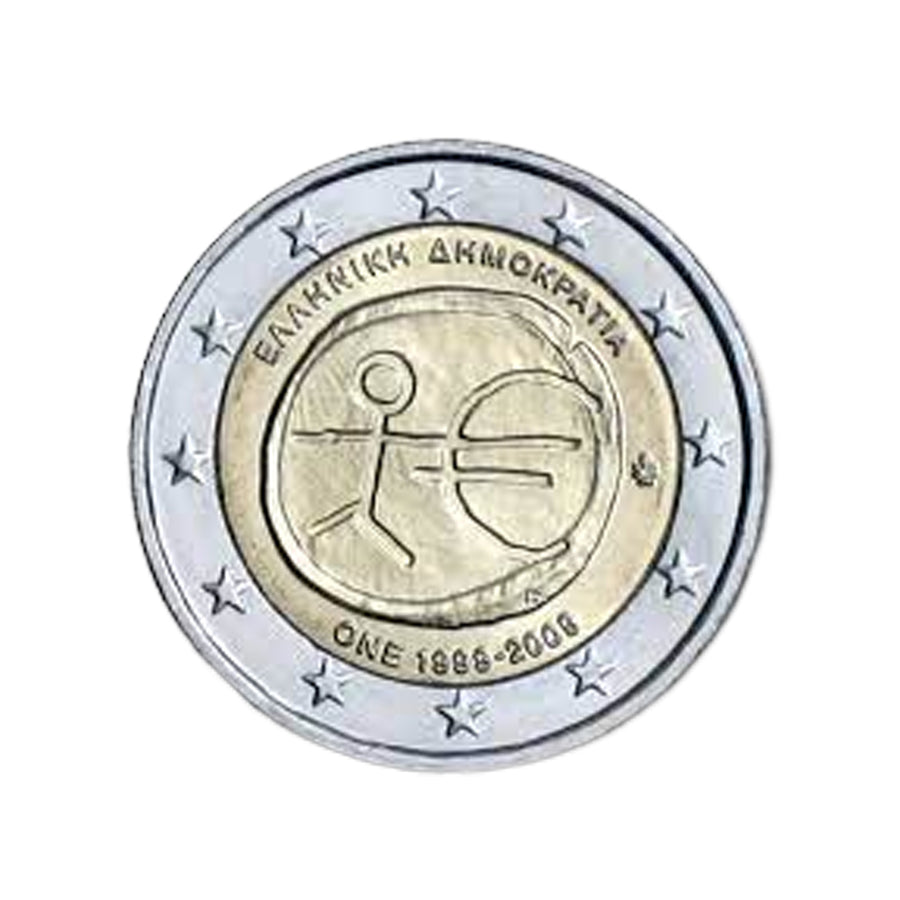 Grecia 2009 - 2 Euro Commemorative - Unione economica e monetaria