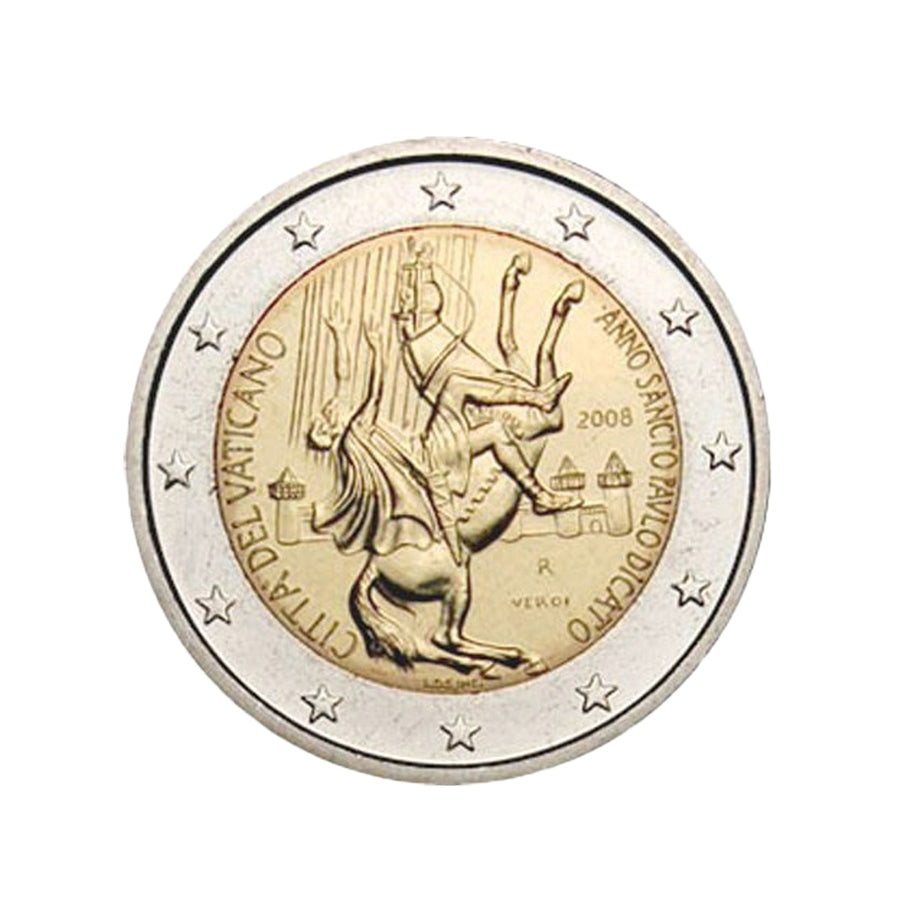 Vatican 2008 - 2 Euro commemorative - Saint Paul - BU