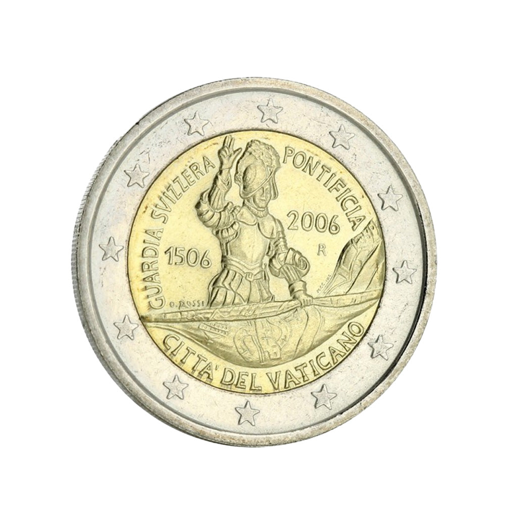 Vatikan 2006 - 2 Euro Gedenk - Schweizerische Wache - bu