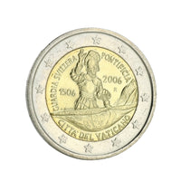 Vaticaan 2006 - 2 euro herdenking - Zwitserse bewaker - bu