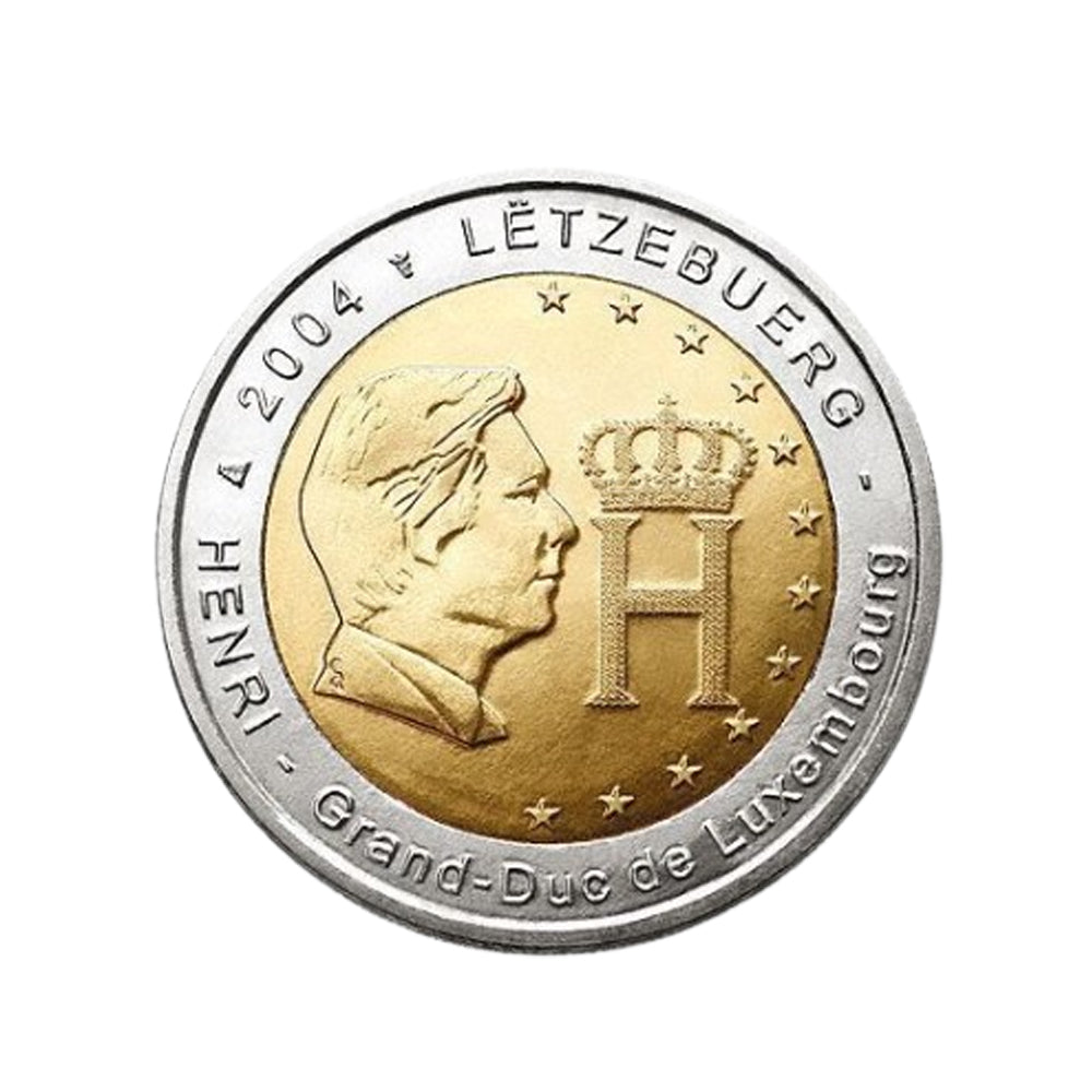 Luxemburg 2004 - 2 Euro Commemorative - Monogram van de Grand Duke Henri