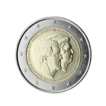 Niederlande 2014 - 2 Euro Gedenk - Doppelporträt