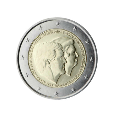 Netherlands 2014 - 2 euro commemorative - Double portrait