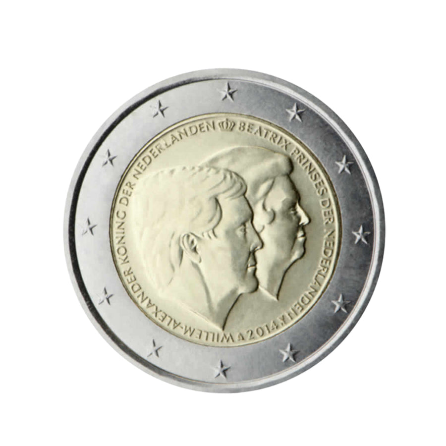 2 euro Pays-Bas 2014 Willem et Princesse Beatrix 