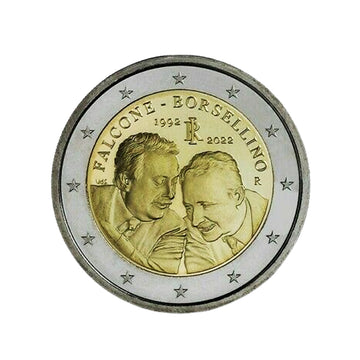 Italy 2022 - 2 Euro commemorative - Giovanni Falcone and Paolo Borsellino