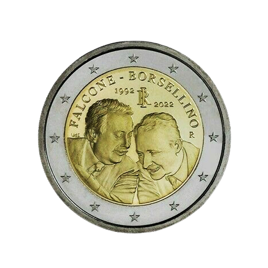 Italia 2022 - 2 Euro Commemorative - Giovanni Falcone e Paolo Borsellino