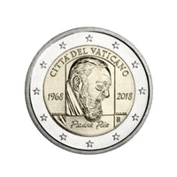 Vaticano 2018 - 2 Euro comemorativo - Padre Pio - BU