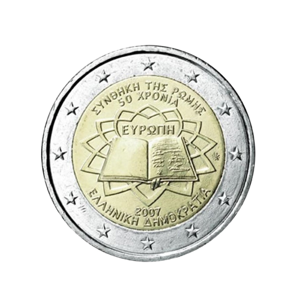 Itália 2007 - 2 Euro comemorativo - Tratado de Roma