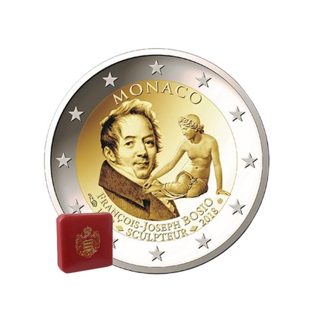 Mônaco 2018 - 2 Euro comemorativo - François -Joseph Bosio - Be