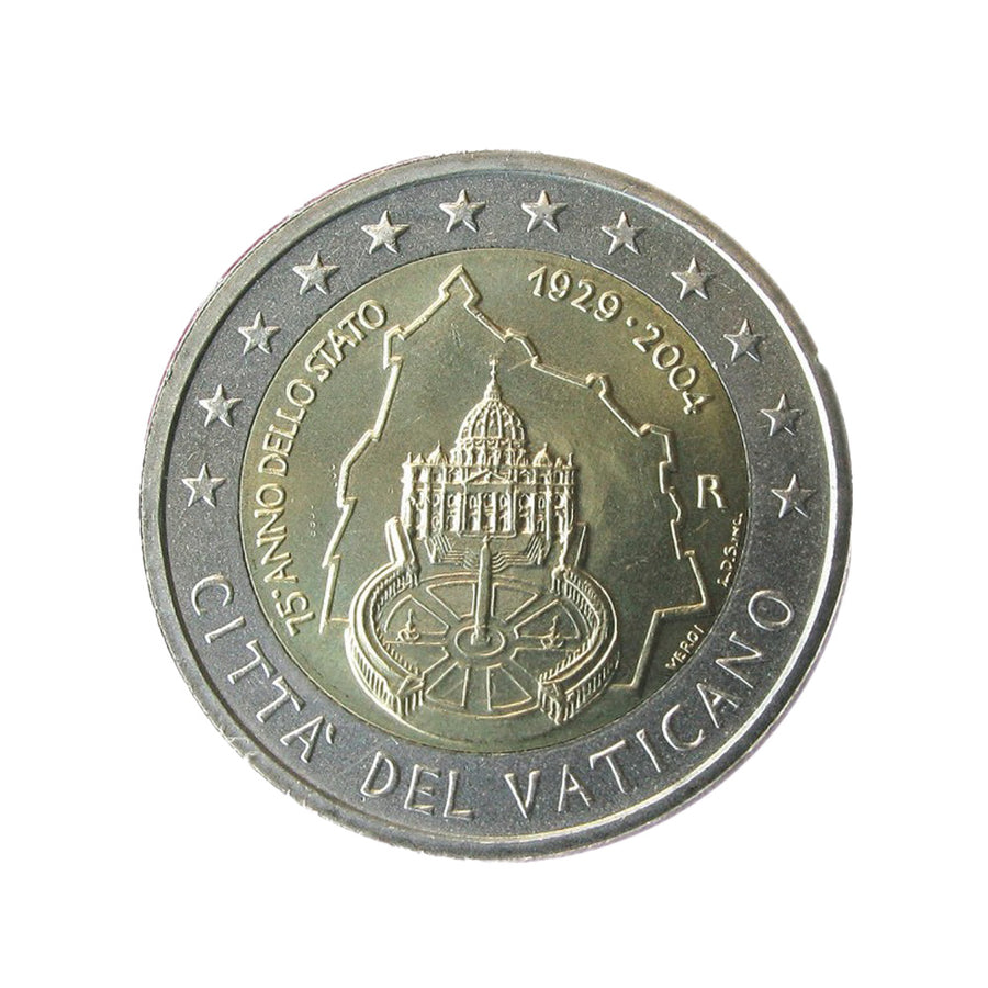 Vatikan 2004 - 2 Euro Gedenk - Foundation des Cité du Vatican - BU
