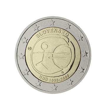 Slowakije 2009 - 2 euro herdenking - Economische en monetaire unie