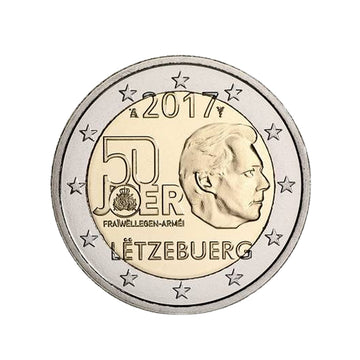 Luxembourg 2017 - 2 Euro Commémorative - Service militaire volontaire