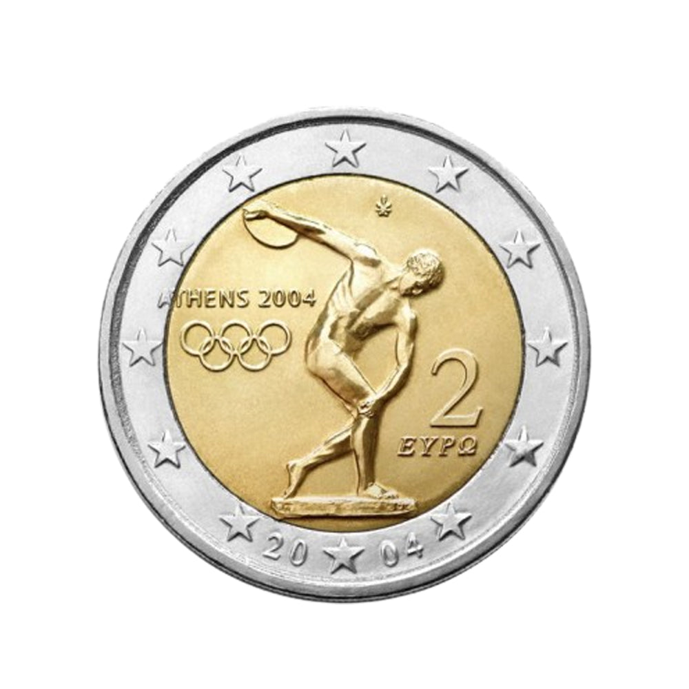 Grécia 2004 - 2 Euro comemorativo - Atenas Jogos Olímpicos