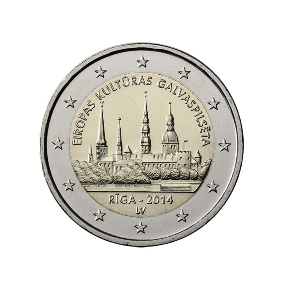 Lettonia 2014 - 2 Euro Commemorative - Riga European Capital of Culture