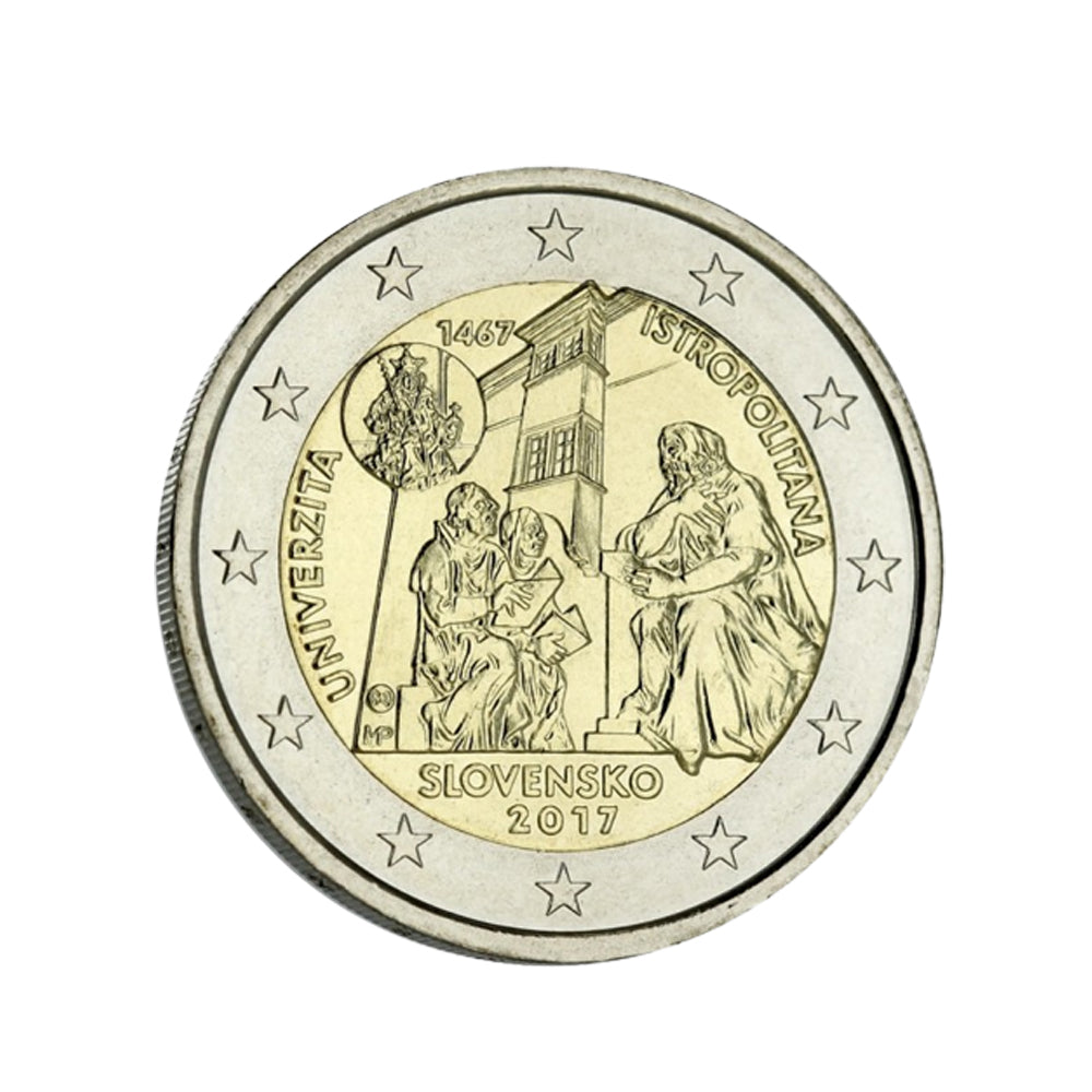 Slovacchia 2017 - 2 Euro Commemorative - Istropolitana Universitas