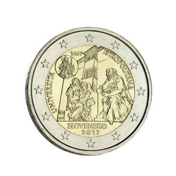 Eslováquia 2017 - 2 Euro comemorativo - ISTROPOLITANA Universitas