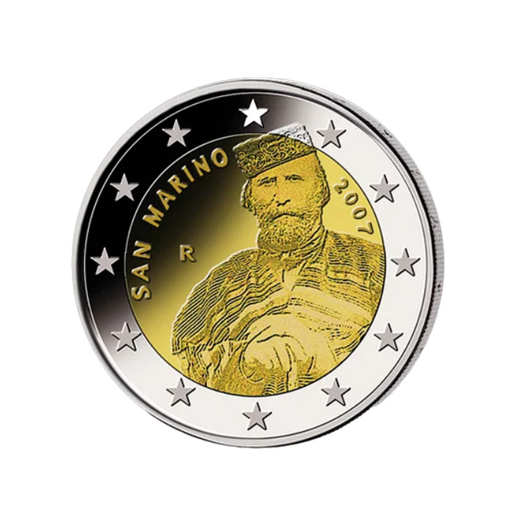 Saint-Marin 2007 - 2 Euro Commémorative - Giuseppe Garibaldi - BU