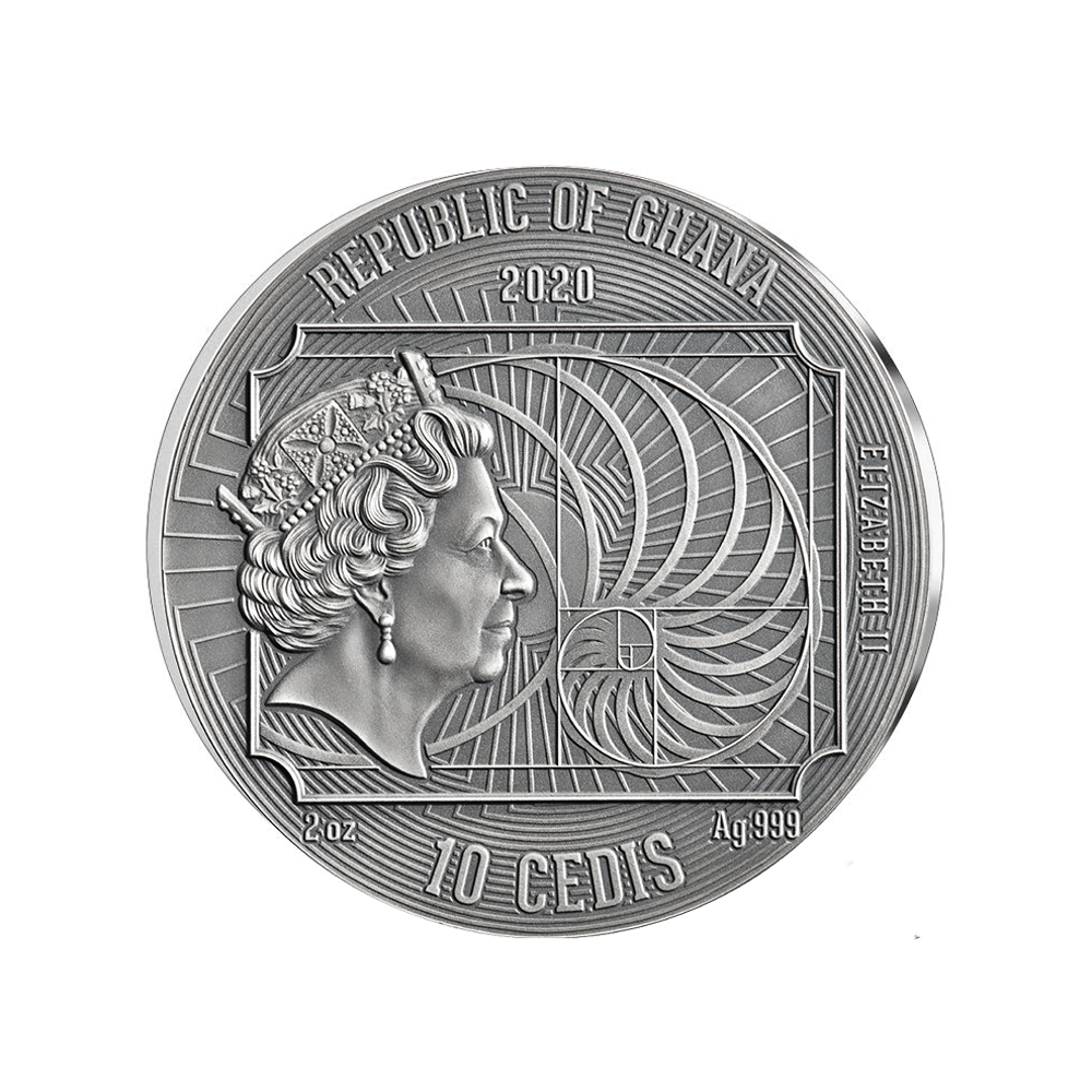 Gustav Klimt Weltgrößte Künstler - 10 Cedis - Silber 2020