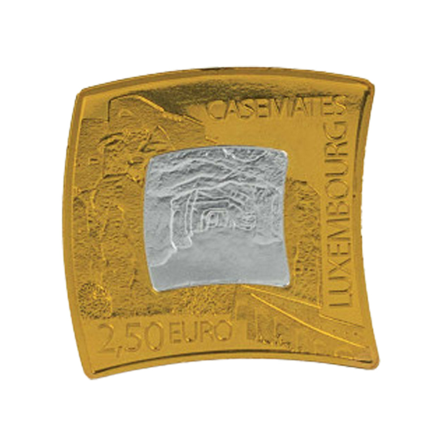 Lussemburgo 2021 - 2 € 50 Commemorative - Bock Casemates - BE