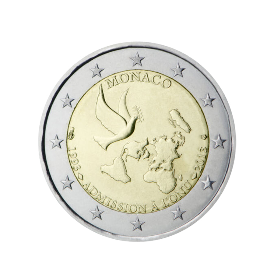 Monaco 2013 - 2 Euro Commemorative - Ammissione all'UN - UNC