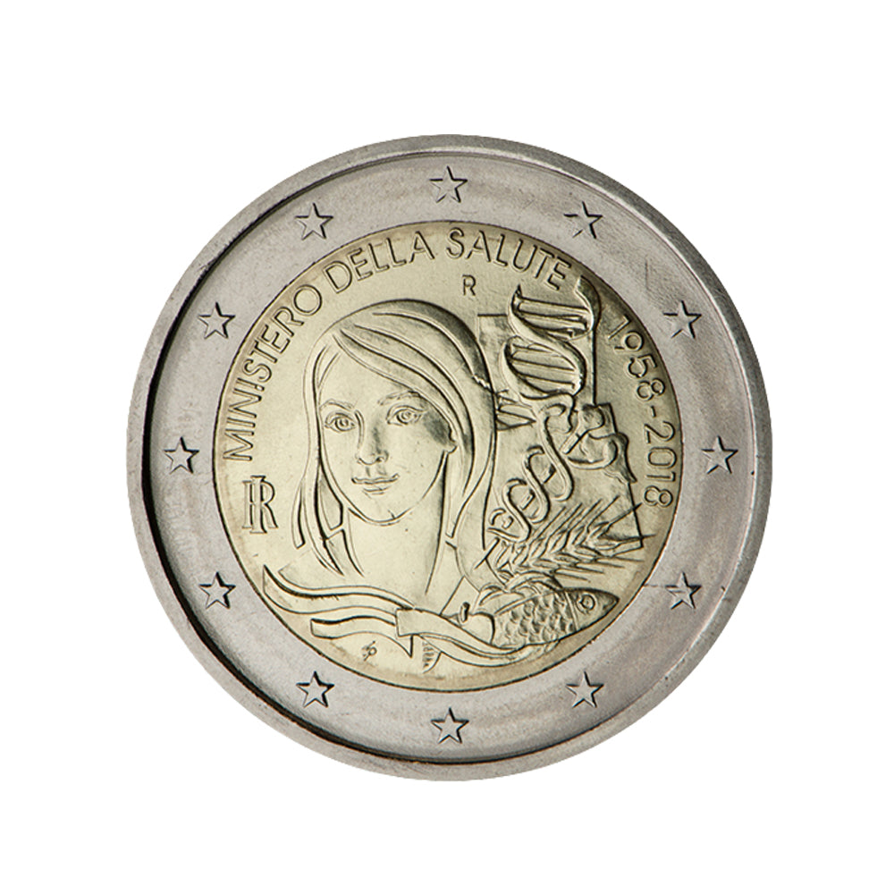 Italy 2018 - 2 Euro commemorative - Ministry of Health