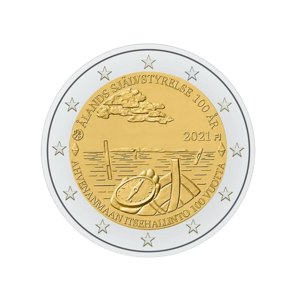 Finland 2021 worden ingesteld - Serie 1 cent op 2 € + 2 x 2 € Commemoratief