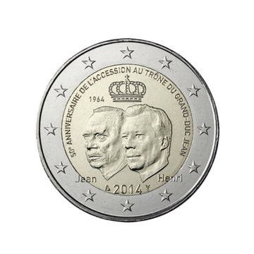 Luxemburg 2014 - 2 Euro Gedenk - Großherzog Jean