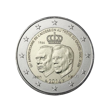Luxembourg 2014 - 2 Euro commemorative - Grand Duke Jean
