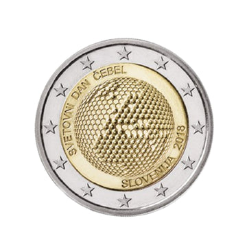 Eslovênia 2018 - 2 euros comemorativo - World Bee Day