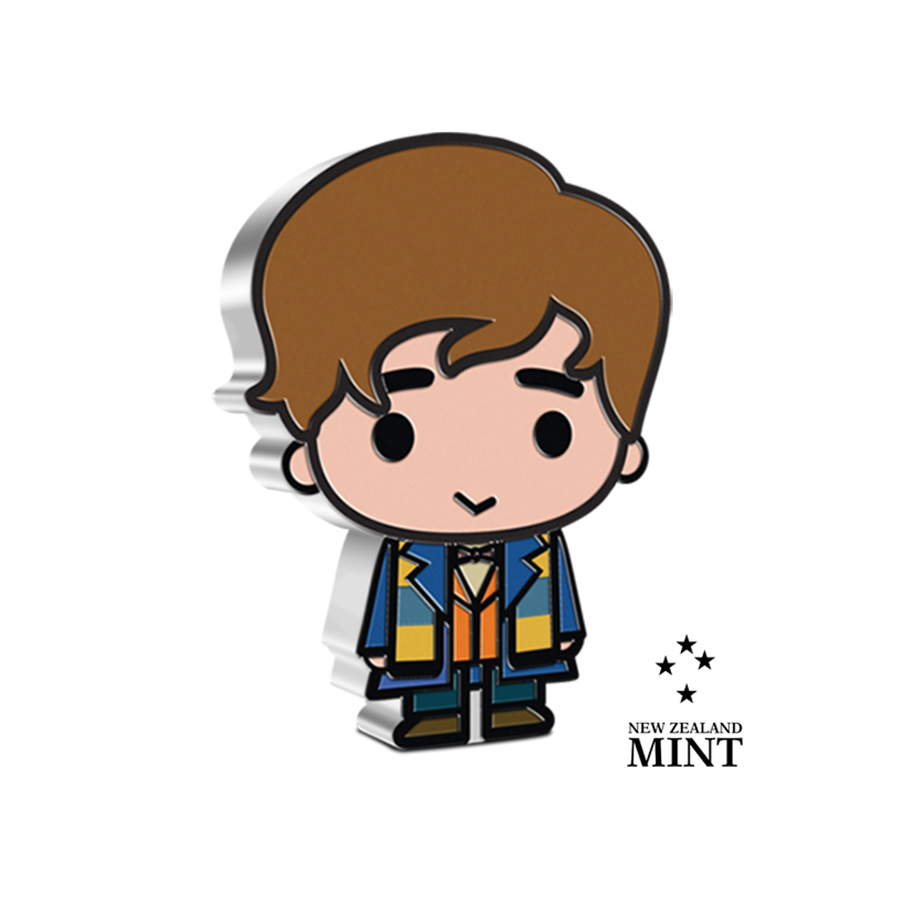 Coleção de moedas Chibi - Newt Scamander - Beasts fantásticos