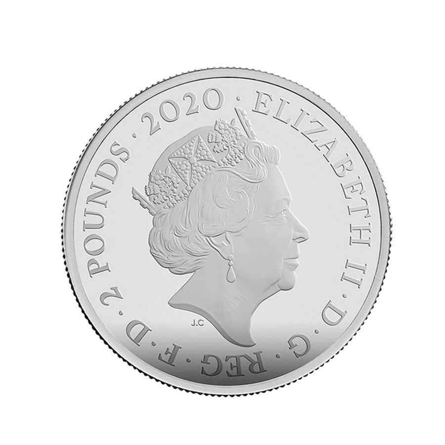 James Bond - £ 2 Silber - Großbritannien - 2020 sein