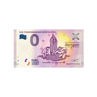 Souvenir -Ticket von null Euro - Das Frankenburger Würfelspiel - Österreich - 2019