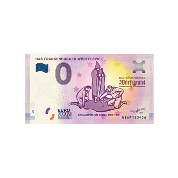 Billet souvenir de zéro euro - Das Frankenburger Würfelspiel - Autriche - 2019