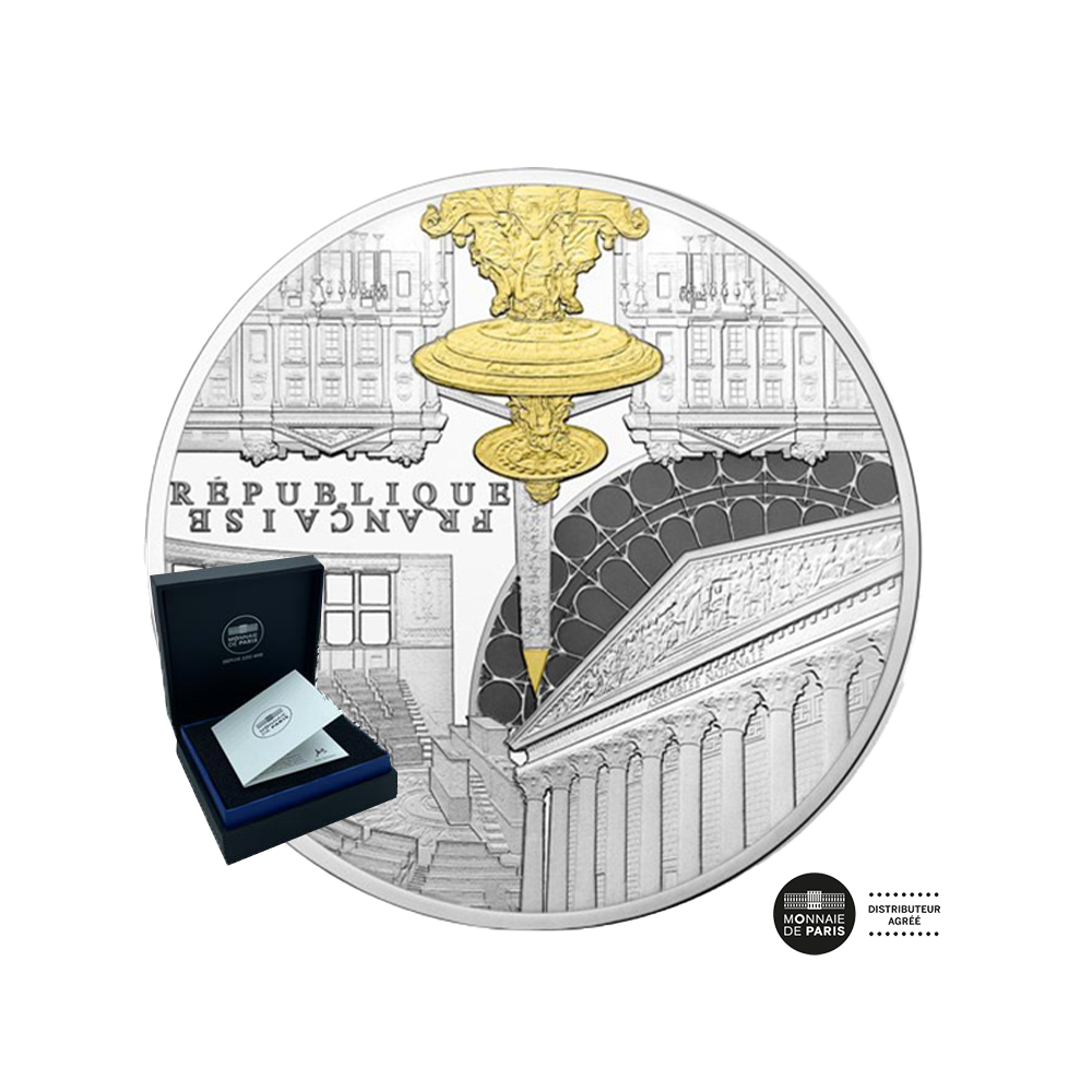 Plaats de la Concorde - valuta van 50 euro zilver - be 2017