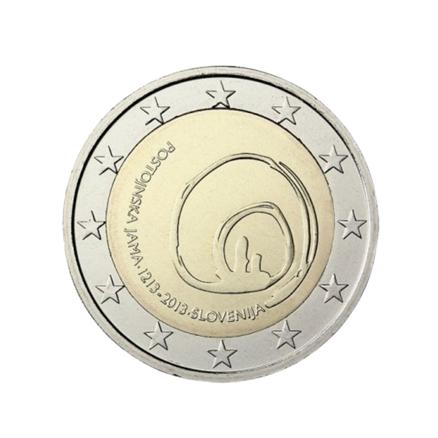 Eslovênia 2013 - 2 Euro comemorativo - Caverna PostOJNA